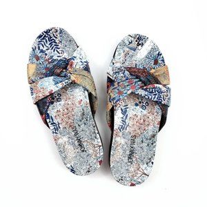 JOHNNY WAS Sandals SUNNY GARDEN TWIST Size 7 $178 BRAND NEW in BOX